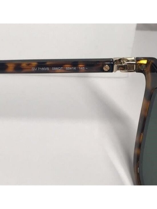 New Authentic Givenchy Tortoise Shell Sunglasses with Green Lenses GV7160/s main image 7